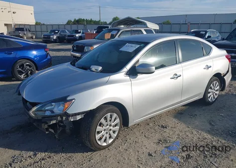 2017 Nissan Sentra S из США, поврежденный, VIN 3N1AB7AP2HY404828